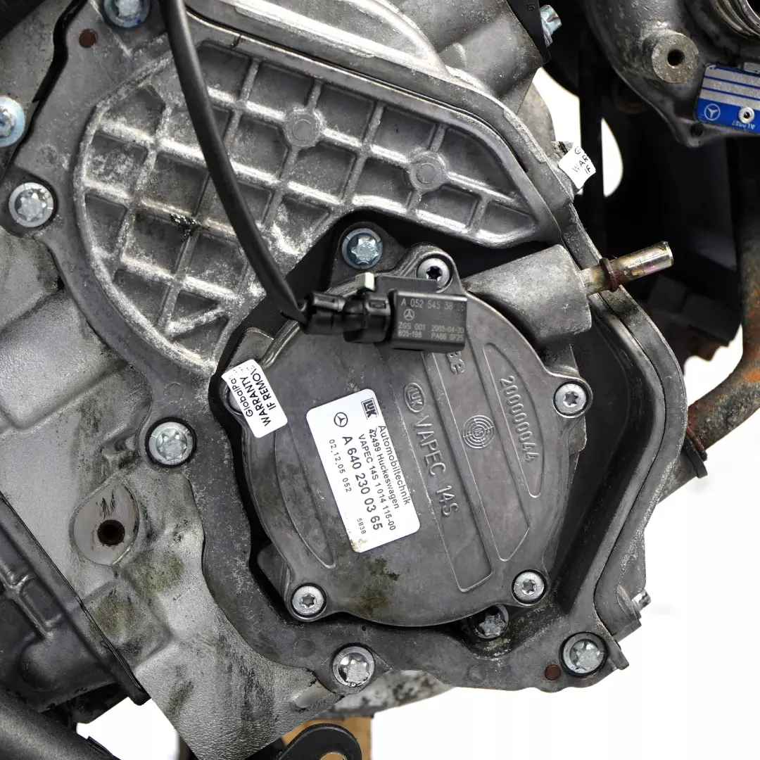  Mercedes-Benz A W169 B W245 200 CDI OM640 Bare Engine 640.941 640941 WARRANTY - SKU A6400101202 - Part number A6400101202