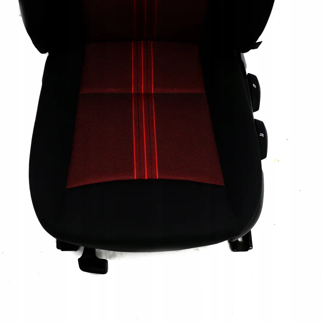 Front Left N/S Seat Cloth Fabric Anthracite Median Vermilion Rot Red to BMW X1 E84 with Part number 2992611 BMW X1 E84 Front Left N/S Seat Cloth Fabric Anthracite Median Vermilion Rot Red - SKU 2992611 - Part number 2992611