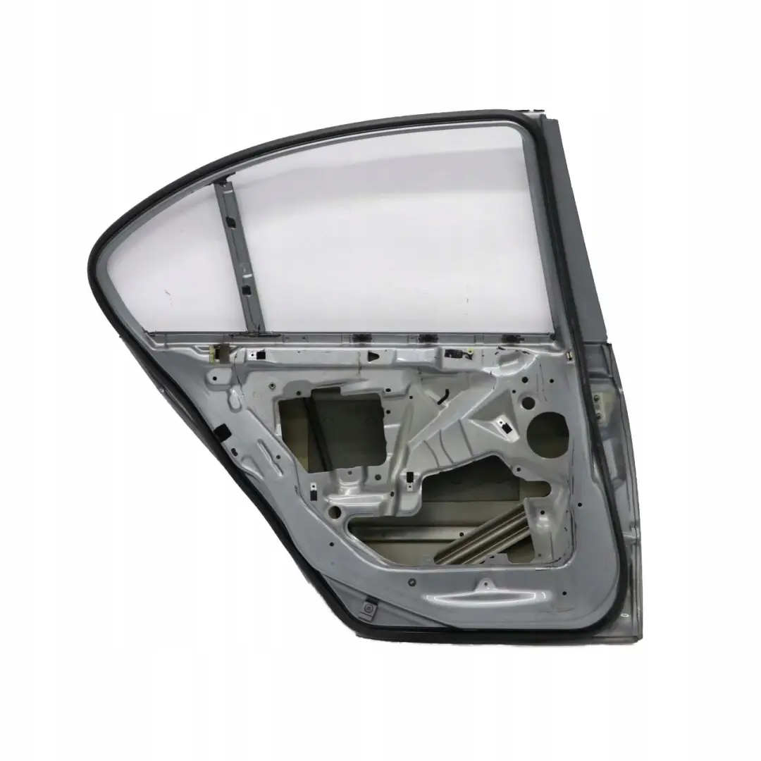 BMW 3 Series E46 Saloon Door Rear Left N/S Silbergrau Grey Metallic - A08 - SKU 7034153-SBG - Part number 7034153