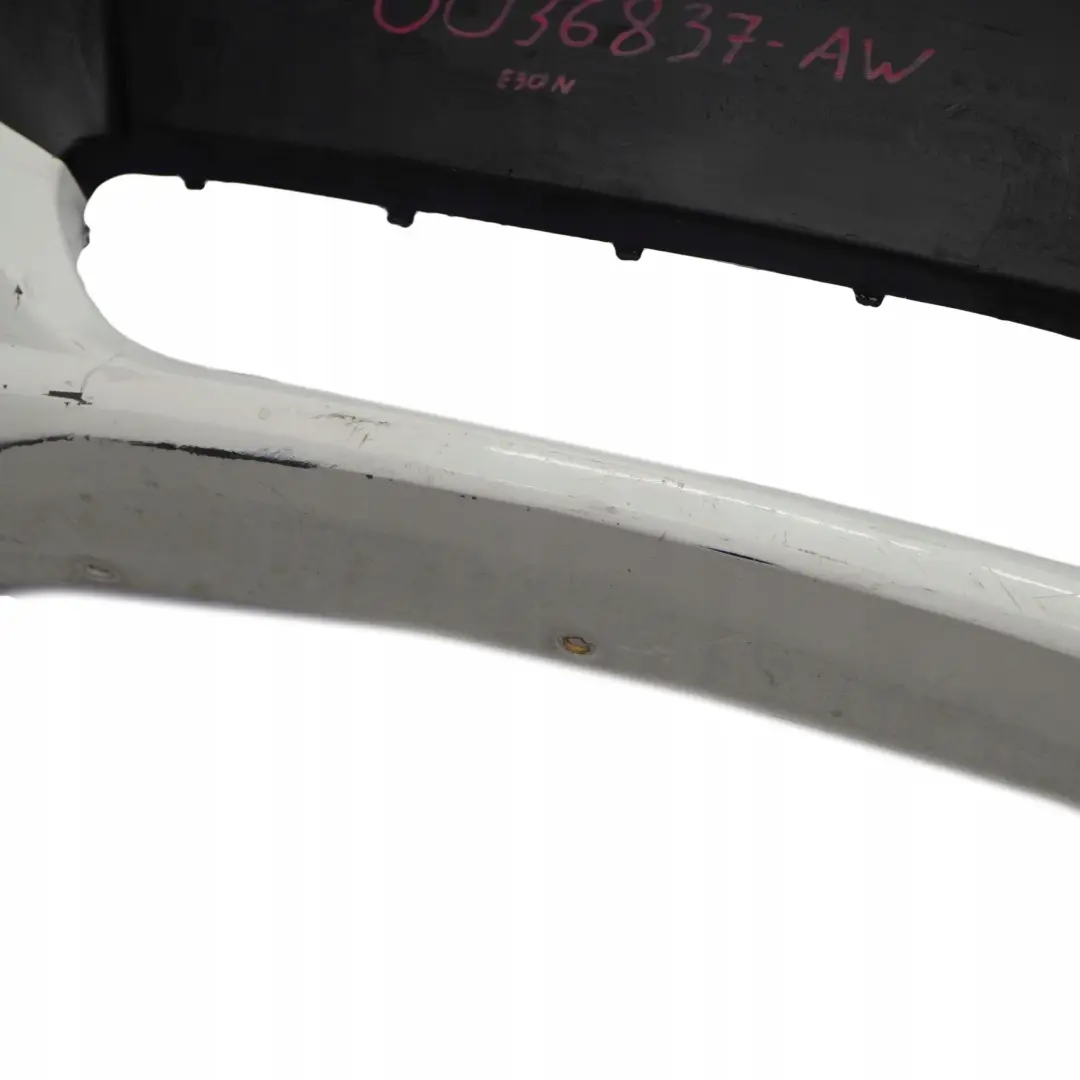BMW E90 LCI Zderzak Przedni Alpinweiss 3 Biały - 300 - SKU 0036837-AW - Numer Części 0036838