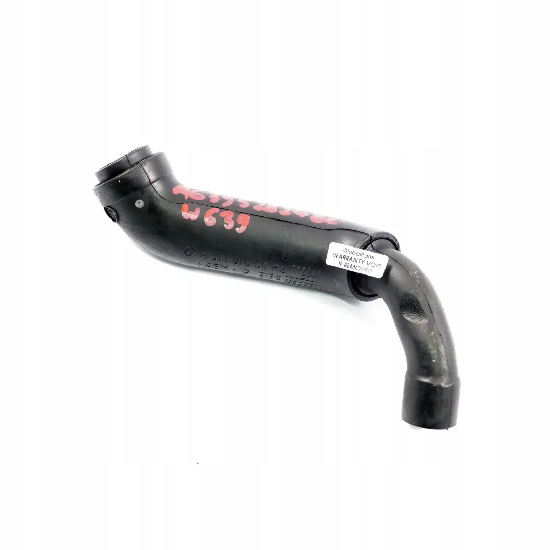 Luftlade Turbolader Schlauch Leitung A6110100082 für Mercedes Vito Viano W639 mit Teilenummer A6395282482 Mercedes Vito Viano W639 Luftlade Turbolader Schlauch Leitung A6110100082 - SKU A6395282482 - Teilenummer A6395282482