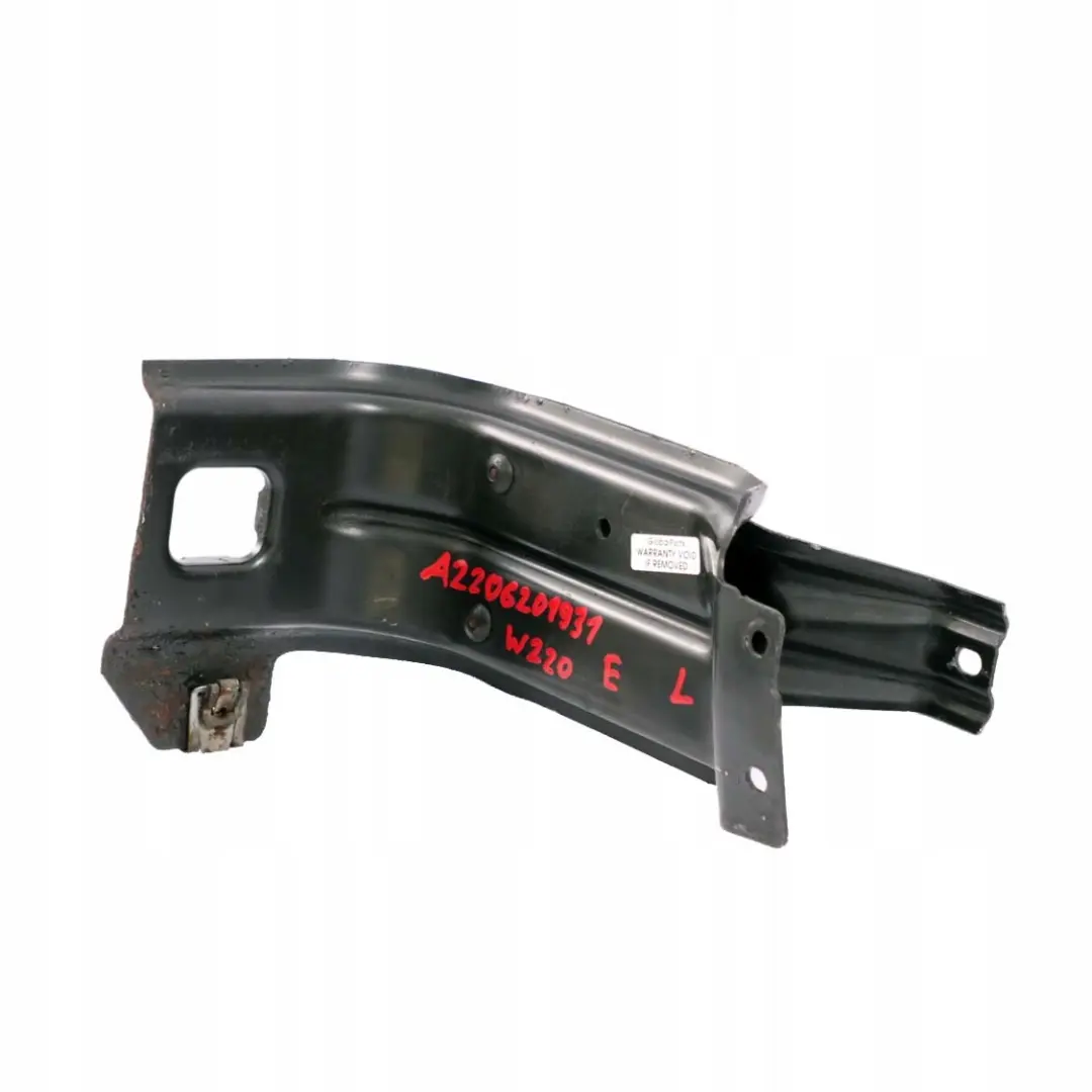  Mercedes-Benz S-Class W220 Front Left N/S Slam Panel Support Holder - SKU A2206201931 - Part number A2206201931