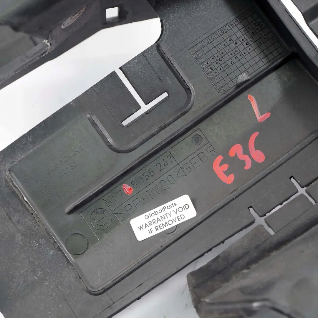 BMW 3 E36 Stossfänger Vorn Luftführung Luftkanal Kühlung Lufteinlass Links - SKU 8156247 - Teilenummer 8156247