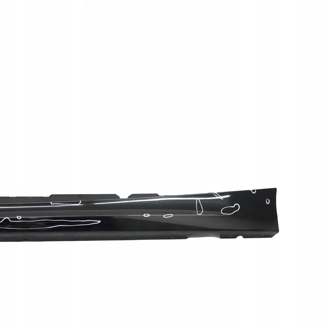 BMW E87 LCI Bas de Porte Couverture Seuil a Gauche Noir - - SKU 0036145-SCH6 - Numéro de pièce 0036145