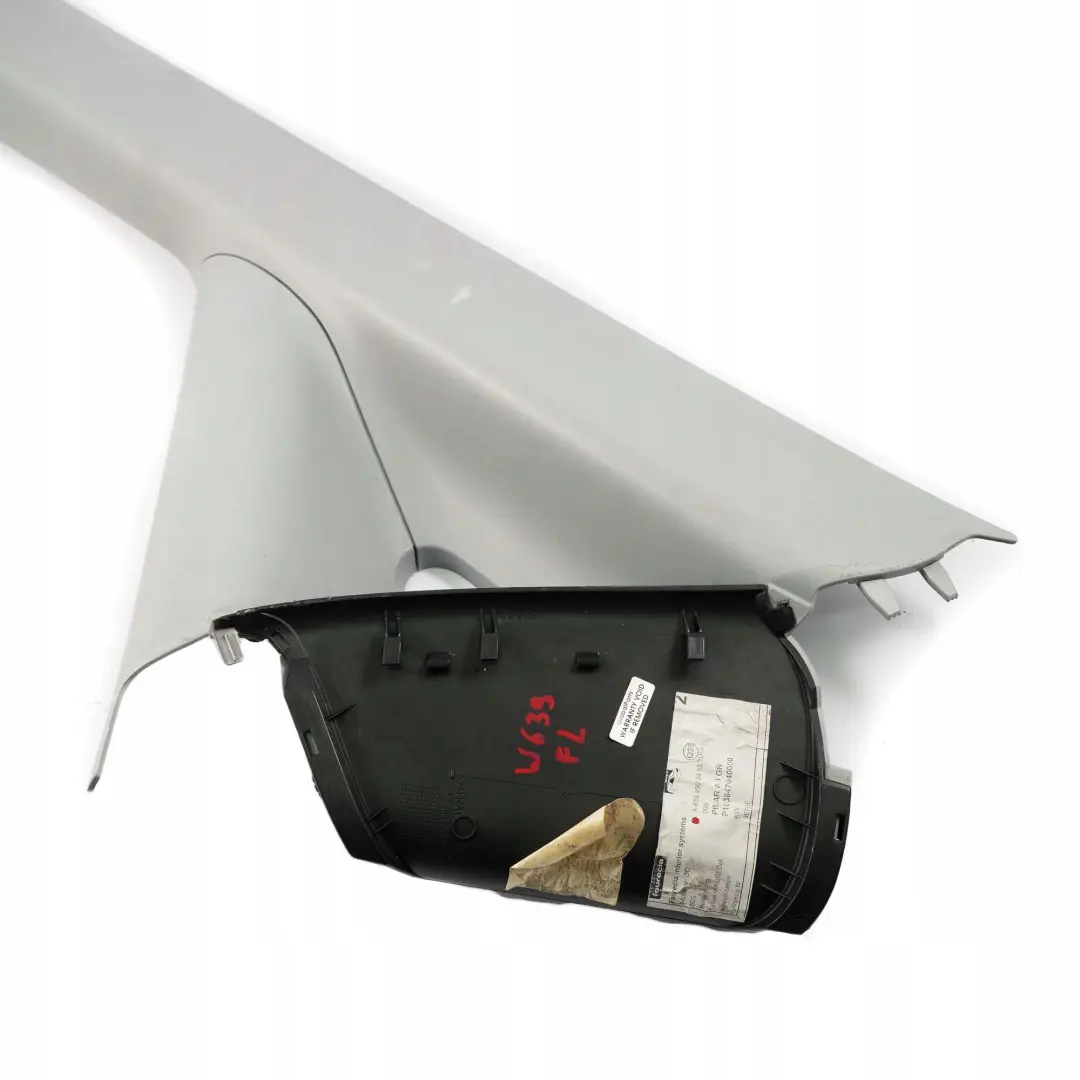 Mercedes-Benz Vito Viano W639 Capot Colonne-A A Gauche Gris pour à propos du numéro de pièce A6396903953 Mercedes-Benz Vito Viano W639 Capot Colonne-A A Gauche Gris - SKU A6396903953 - Numéro de pièce A6396903953