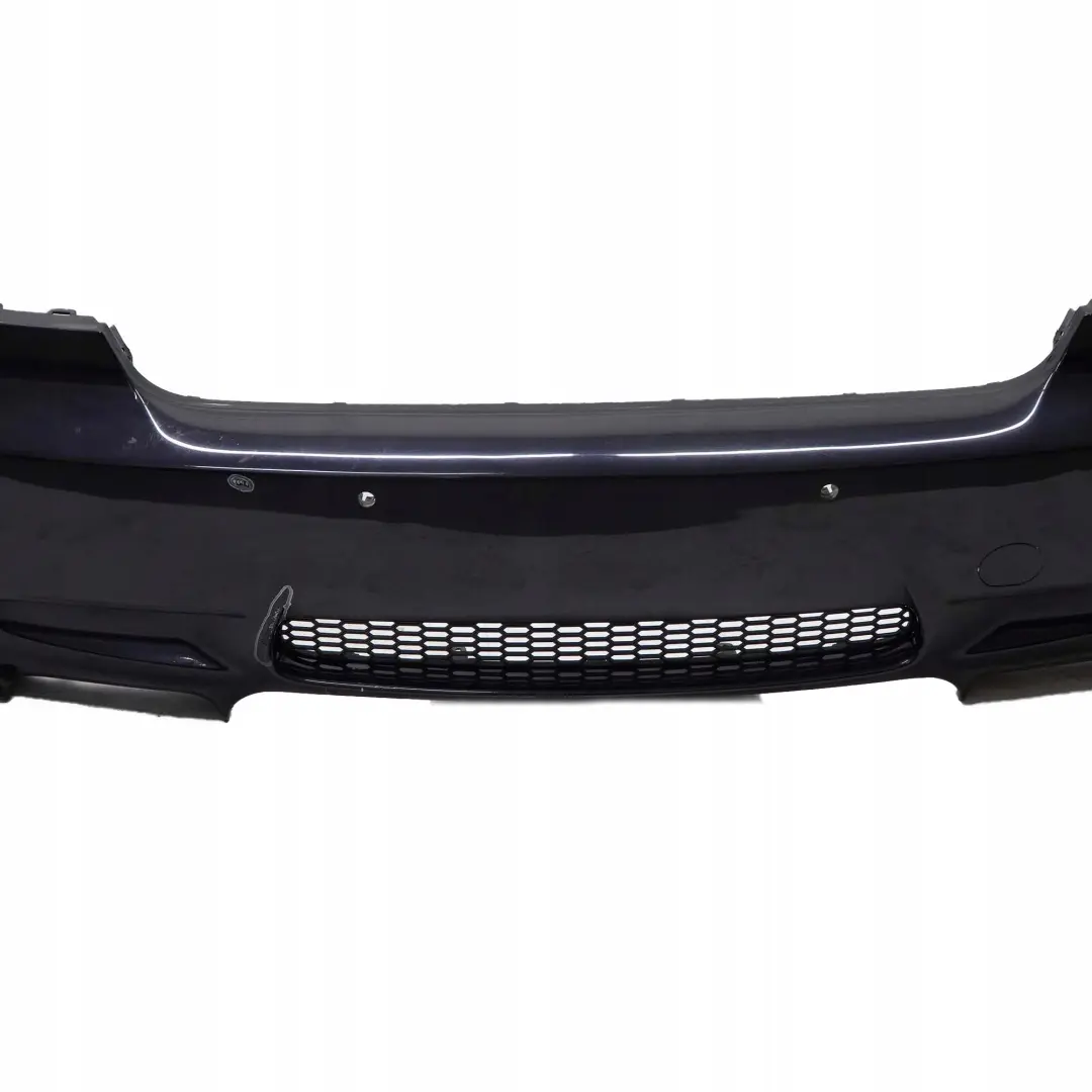 BMW 3 E92 E93 M3 Complete Rear Bumper PDC Jerezschwarz Black Metallic - A73 - SKU 0433104-JEREZ1 - Part number 0433104