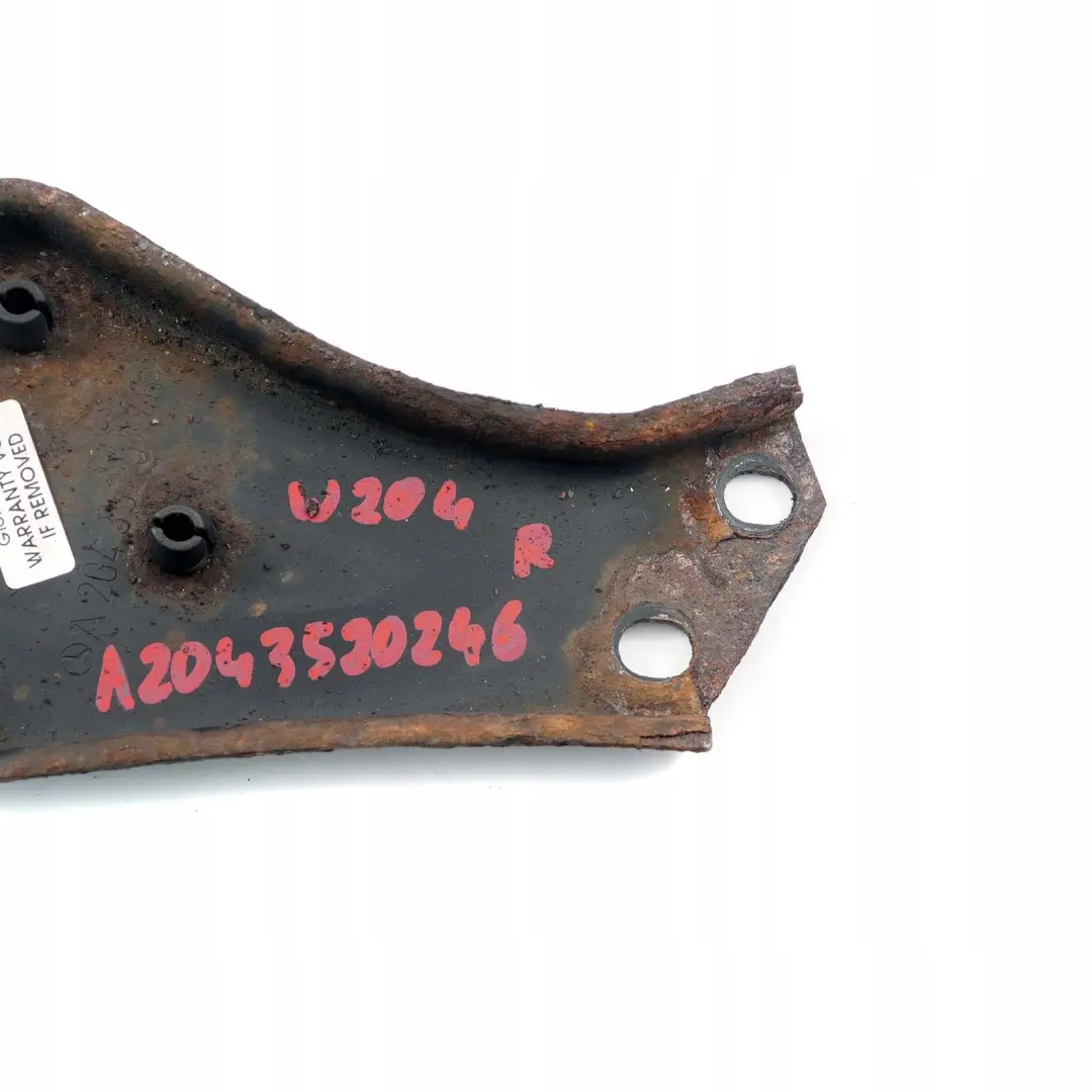  Mercedes-Benz C E Class W204 W212 Rear Subframe Right O/S Mount Plate Bracket - SKU A2043520246 - Part number A2043520246