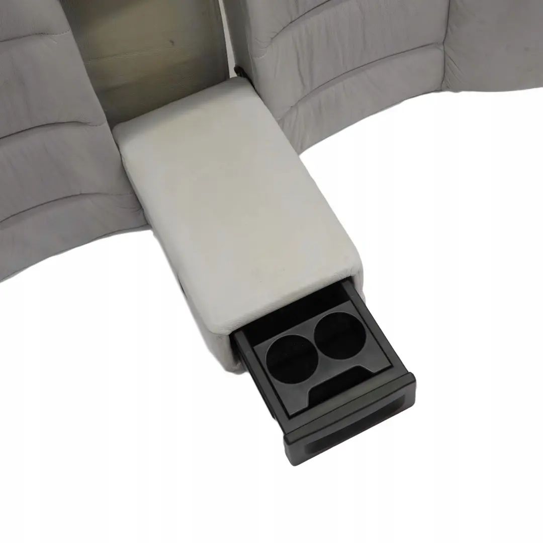 Bench Backrest Cover Light Grey Leather Montana BMW 3 E36 Saloon Rear Seat - SKU 8180582 - Part number 8180582