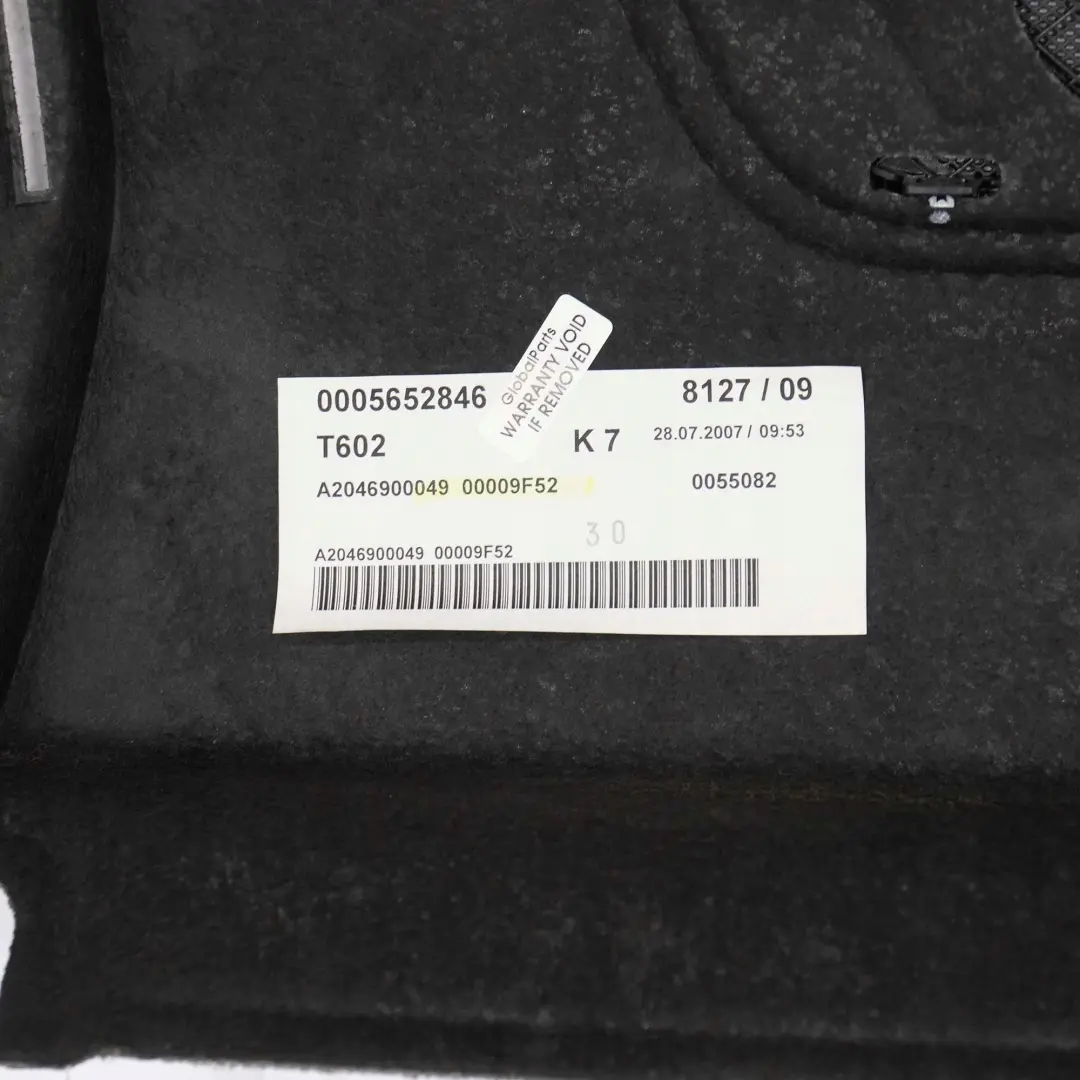  Mercedes-Benz W204 Berline Rumble Tronc Rayon Inferieur Anthracite - SKU A2046900249 - Numéro de pièce A2046900249