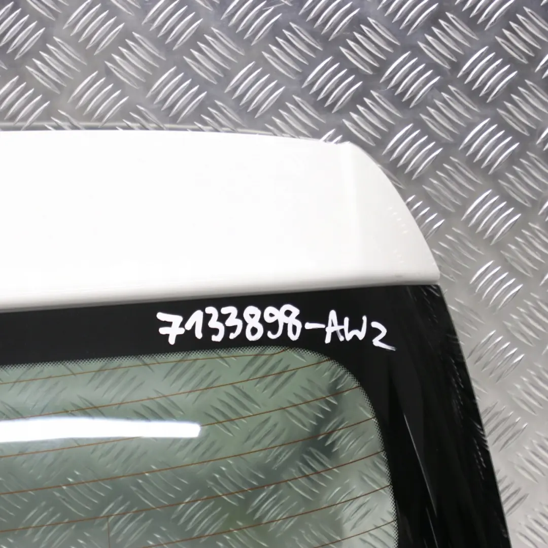 BMW 1 SERIES E81 E87 E87N Trunk Lid Tailgate Boot Lid Alpinweiss 3 White - 300 - SKU 7133898-AW2 - Part number 7133898