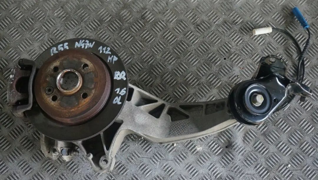Mini R55 Clubman D N47N trasera derecha Pierna Freno Disco Suspensión Hub - SKU 6795660-3 - Número de pieza 6795660