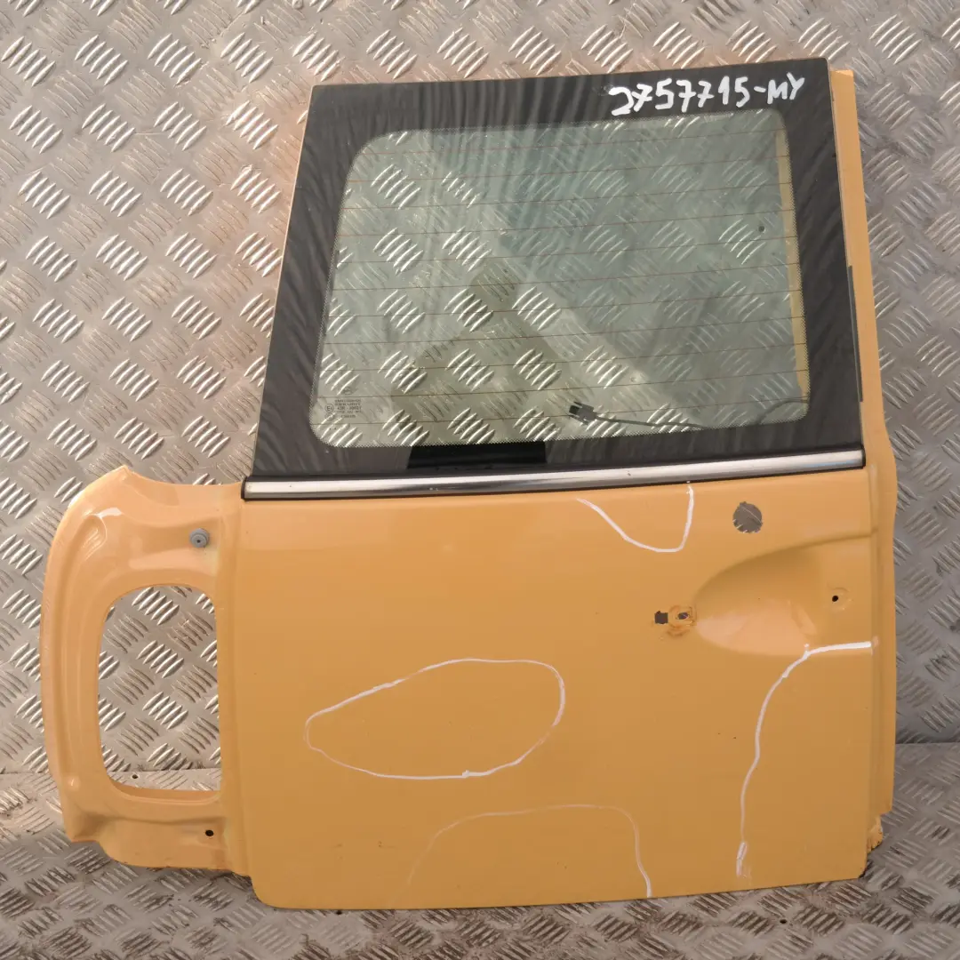 Boot Trunk Lid Left N/S Splitdoor Split Door Mellow Yellow to Mini Clubman R55 with Part number 2757715 Mini Clubman R55 Boot Trunk Lid Left N/S Splitdoor Split Door Mellow Yellow - SKU 2757715-MY - Part number 2757715
