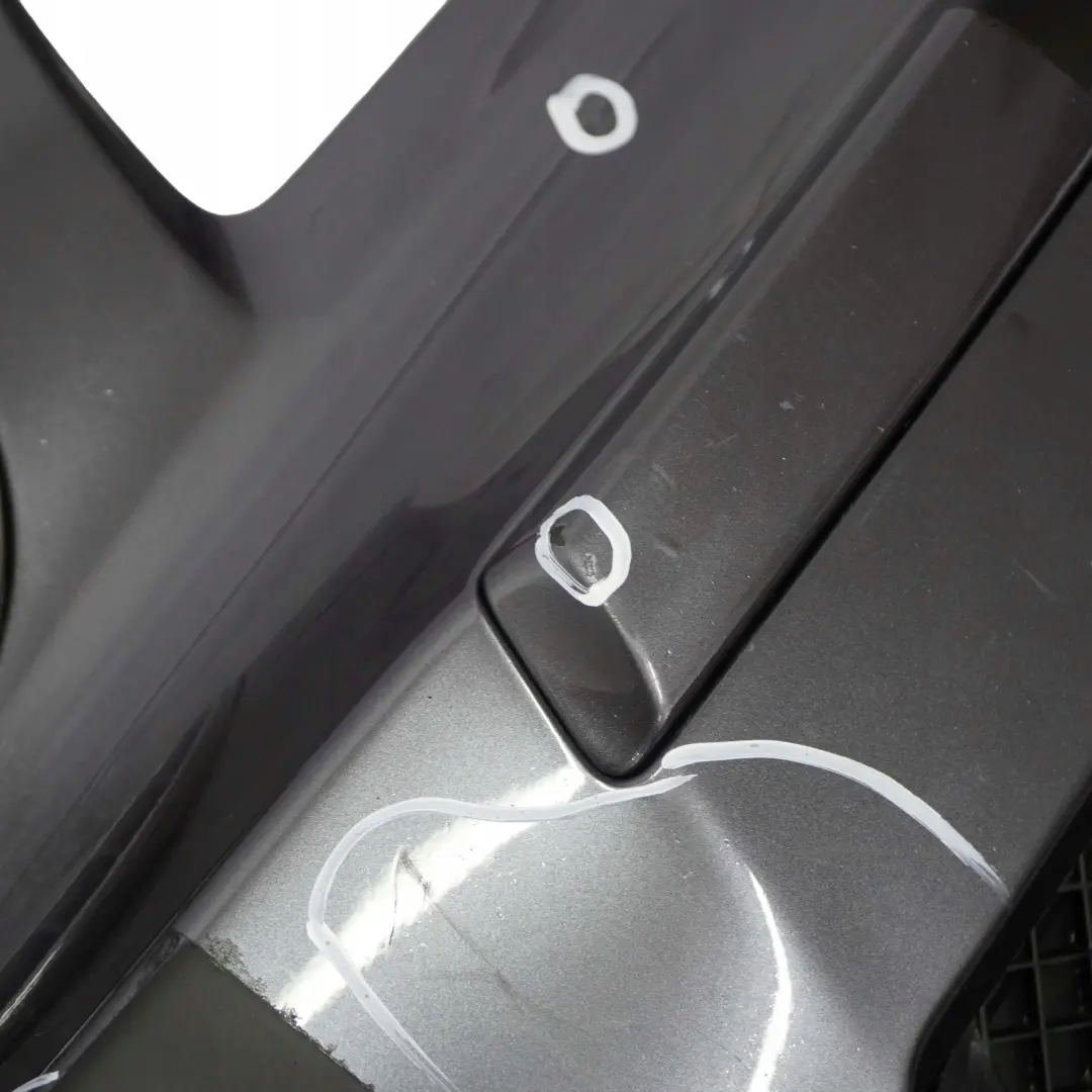 Complete Front Bumper Trim Panel Sparkling Graphite - A22 to BMW 1 E81 E87 LCI 1 with Part number 0035909 BMW 1 E81 E87 LCI 1 Complete Front Bumper Trim Panel Sparkling Graphite - A22 - SKU 0035909-SG1 - Part number 0035909