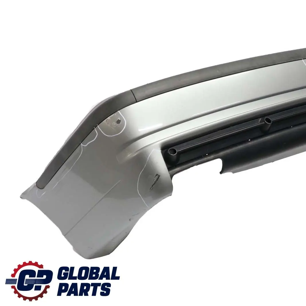 BMW 3 E46 Saloon M Sport Rear Bumper Trim Panel Silbergrau Grey Metallic - A08 - SKU 0002105-SBG - Part number 0002105