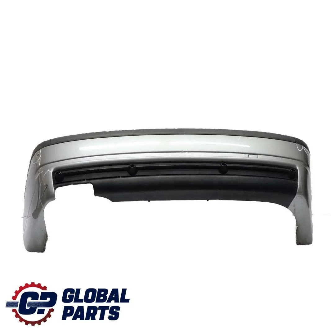 BMW 3 E46 Limousine M Sport Paket Stossfänger Hinten PDC Silbergrau - A08 - SKU 0002105-SBG - Teilenummer 0002105