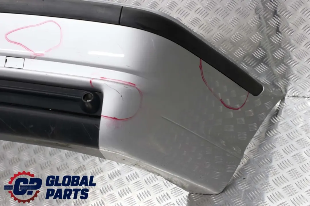 BMW 3 E46 Limousine M Sport Paket Stossfänger Hinten PDC Titansilber - 354 - SKU 0002105-TS - Teilenummer 0002105