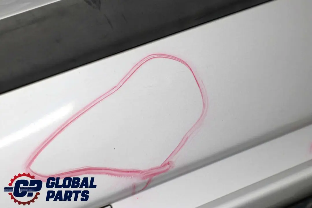 BMW 3 E46 Saloon M Sport Rear Bumper Trim Panel Titansilber Silver - 354 - SKU 0002105-TS - Part number 0002105