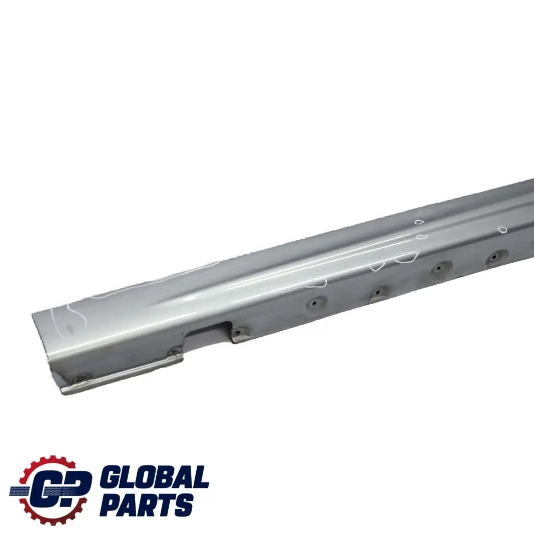 BMW E46 M Sport Limousine Touring Listello Portiera SX Grigio Argento - A08 - SKU 0002126-SBG - Numero di parte 0002126