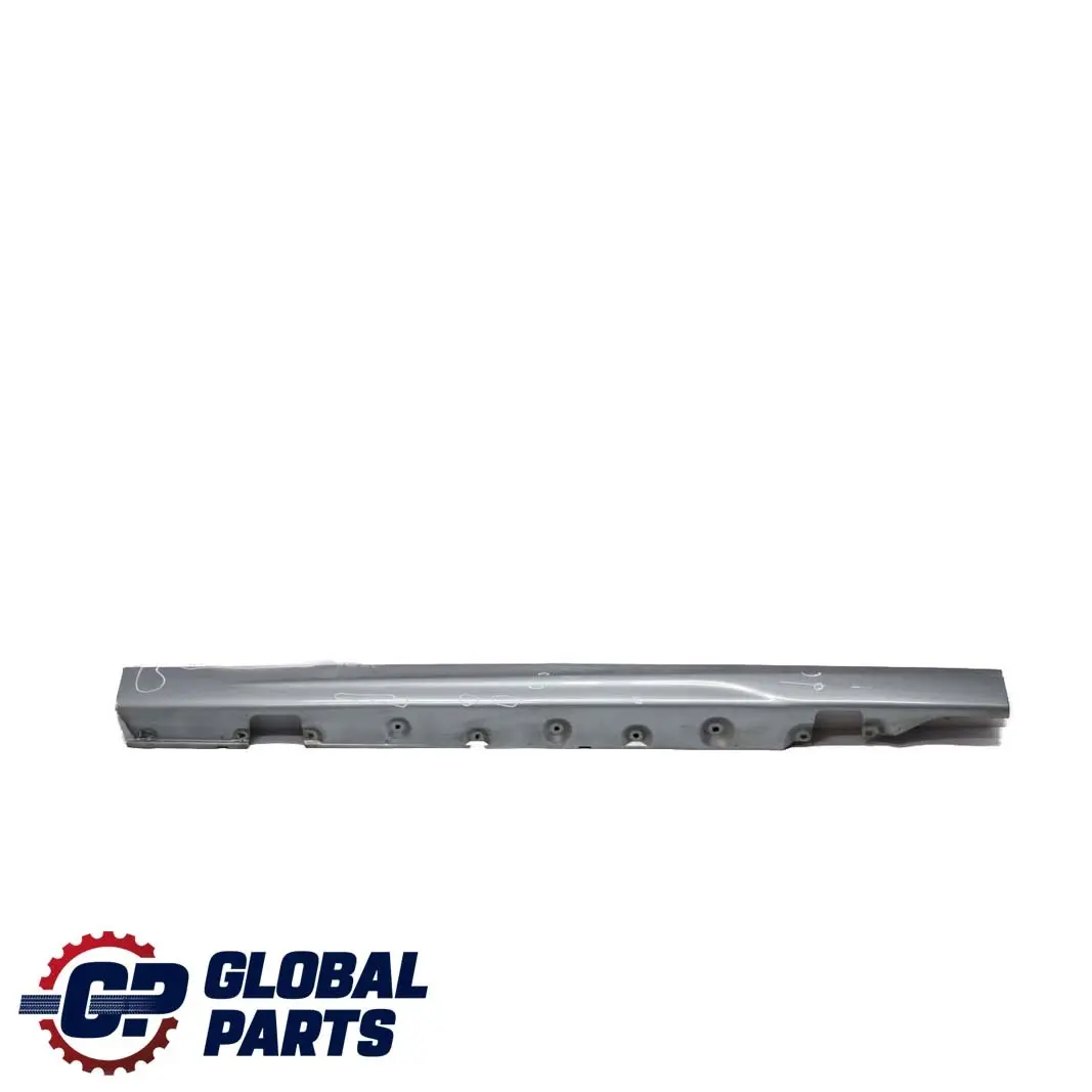 BMW 3 E46 M Sport Limousine Touring Schwellerleiste Links Silbergrau - A08 - SKU 0002126-SBG - Teilenummer 0002126