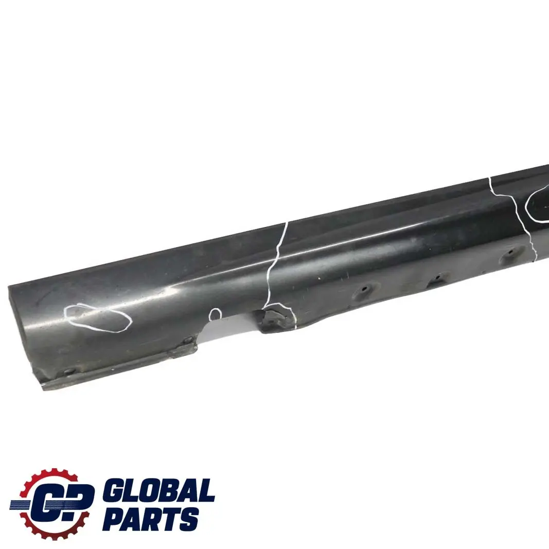 Left N/S Side Sill Skirt Kick Panel Schwarz 2 Black - 668 to BMW 3 E46 M Sport with Part number 0002126 BMW 3 E46 M Sport Left N/S Side Sill Skirt Kick Panel Schwarz 2 Black - 668 - SKU 0002126-SCH - Part number 0002126