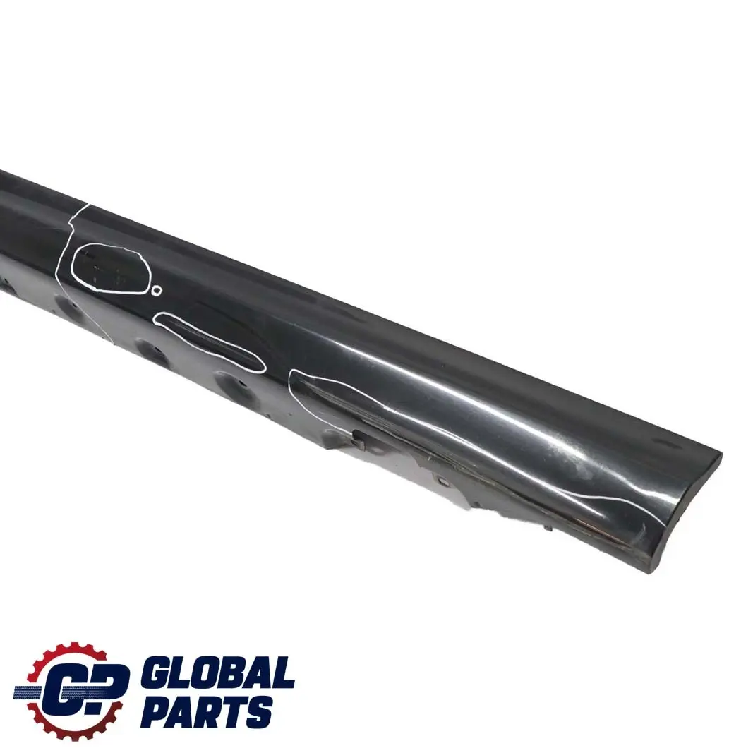 Left N/S Side Sill Skirt Kick Panel Schwarz 2 Black - 668 to BMW 3 E46 M Sport with Part number 0002126 BMW 3 E46 M Sport Left N/S Side Sill Skirt Kick Panel Schwarz 2 Black - 668 - SKU 0002126-SCH - Part number 0002126