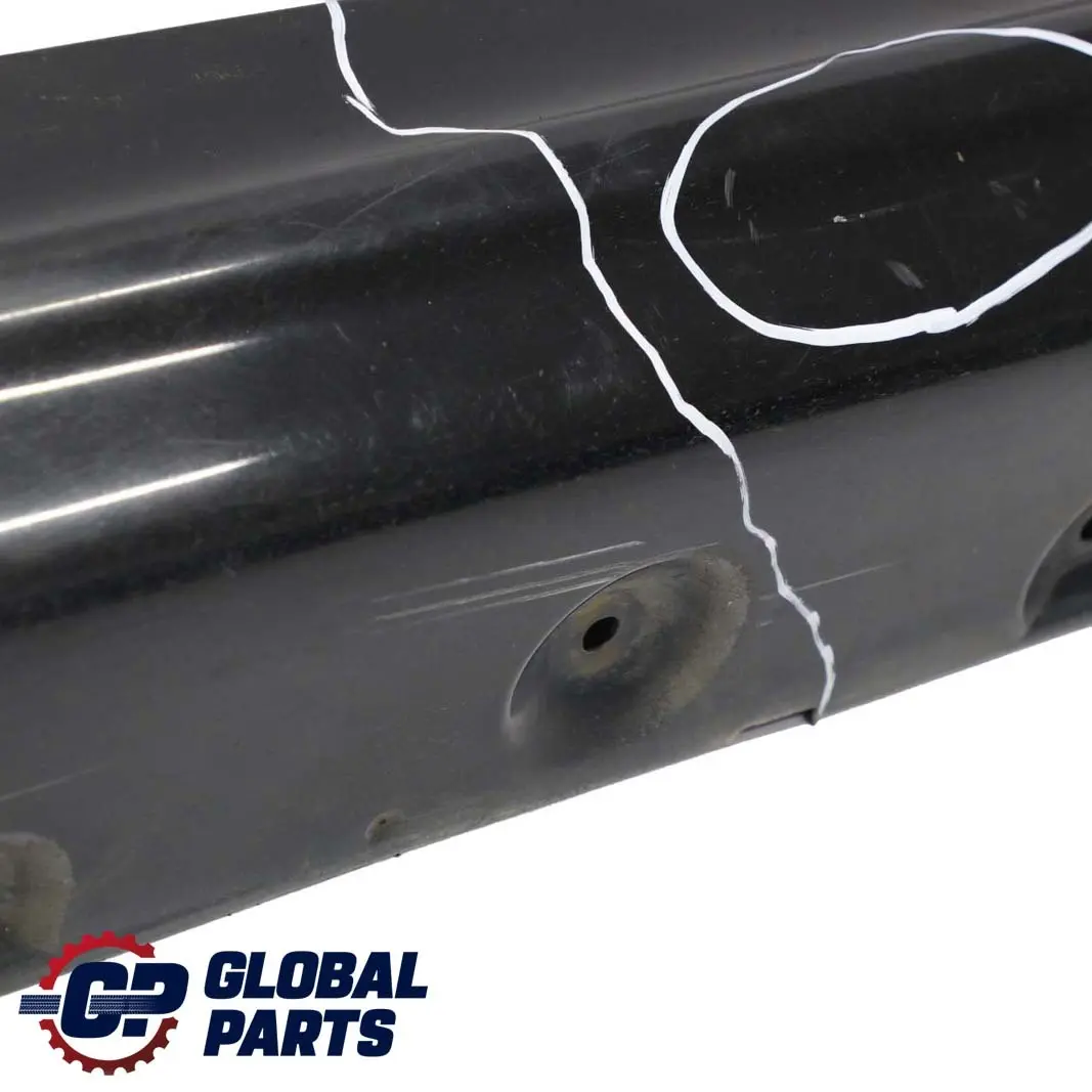 Left N/S Side Sill Skirt Kick Panel Schwarz 2 Black - 668 to BMW 3 E46 M Sport with Part number 0002126 BMW 3 E46 M Sport Left N/S Side Sill Skirt Kick Panel Schwarz 2 Black - 668 - SKU 0002126-SCH - Part number 0002126