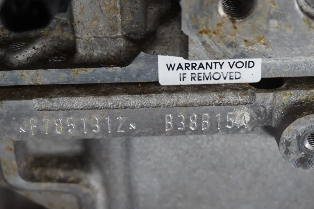 B38 Bare Engine B38B15A New Timing WARRANTY BMW F20 F21 F30 F31 LCI 118i 318i - SKU 0003080-2 - Part number 0003080