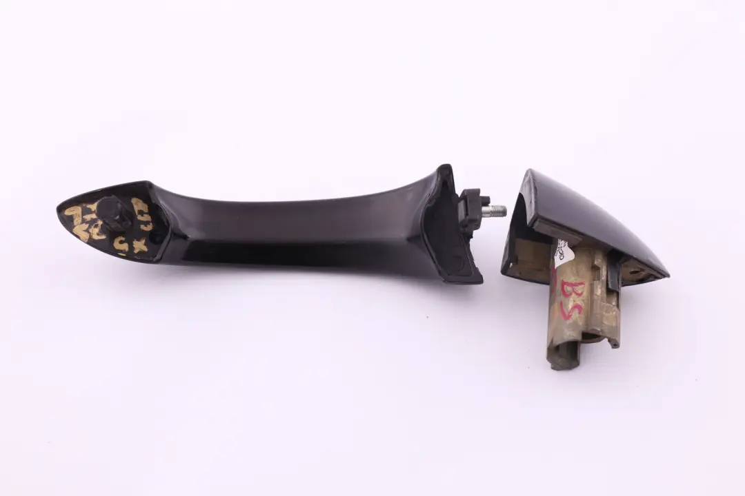 BMW X5 Series E53 Front Left Door N/S Handle Grab Catch Cover Black Sapphire - SKU 0007422-BS - Part number 0007422