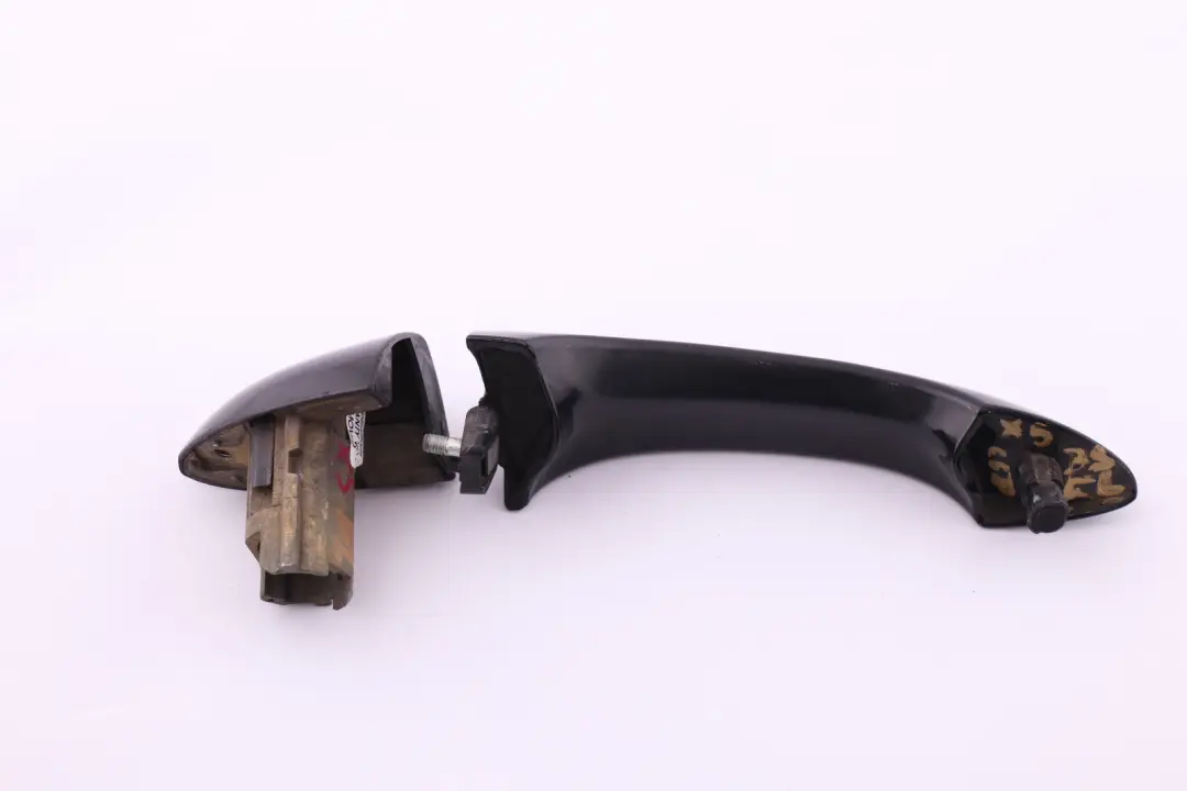 Front Left Door N/S Handle Grab Catch Cover Black Sapphire to BMW X5 Series E53 with Part number 0007422 BMW X5 Series E53 Front Left Door N/S Handle Grab Catch Cover Black Sapphire - SKU 0007422-BS - Part number 0007422