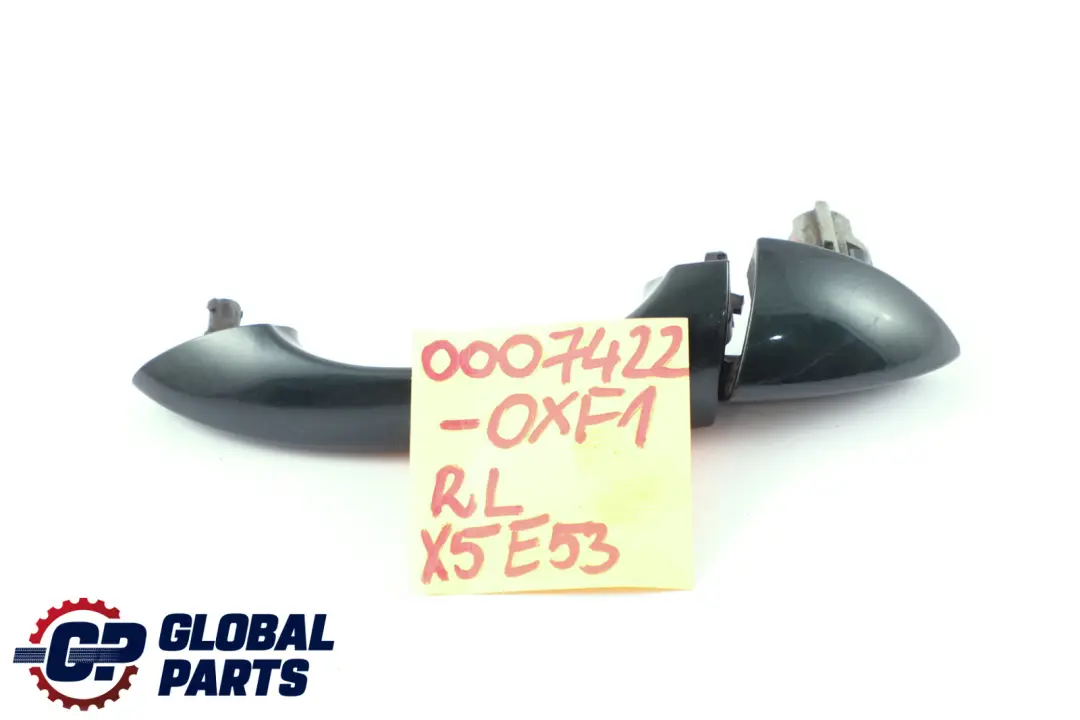 Left Door N/S Handle Grab Catch Cover Oxford Green 430 to BMW X5 Series 1 E53 Rear with Part number 0007422 BMW X5 Series 1 E53 Rear Left Door N/S Handle Grab Catch Cover Oxford Green 430 - SKU 0007422-OXF1 - Part number 0007422