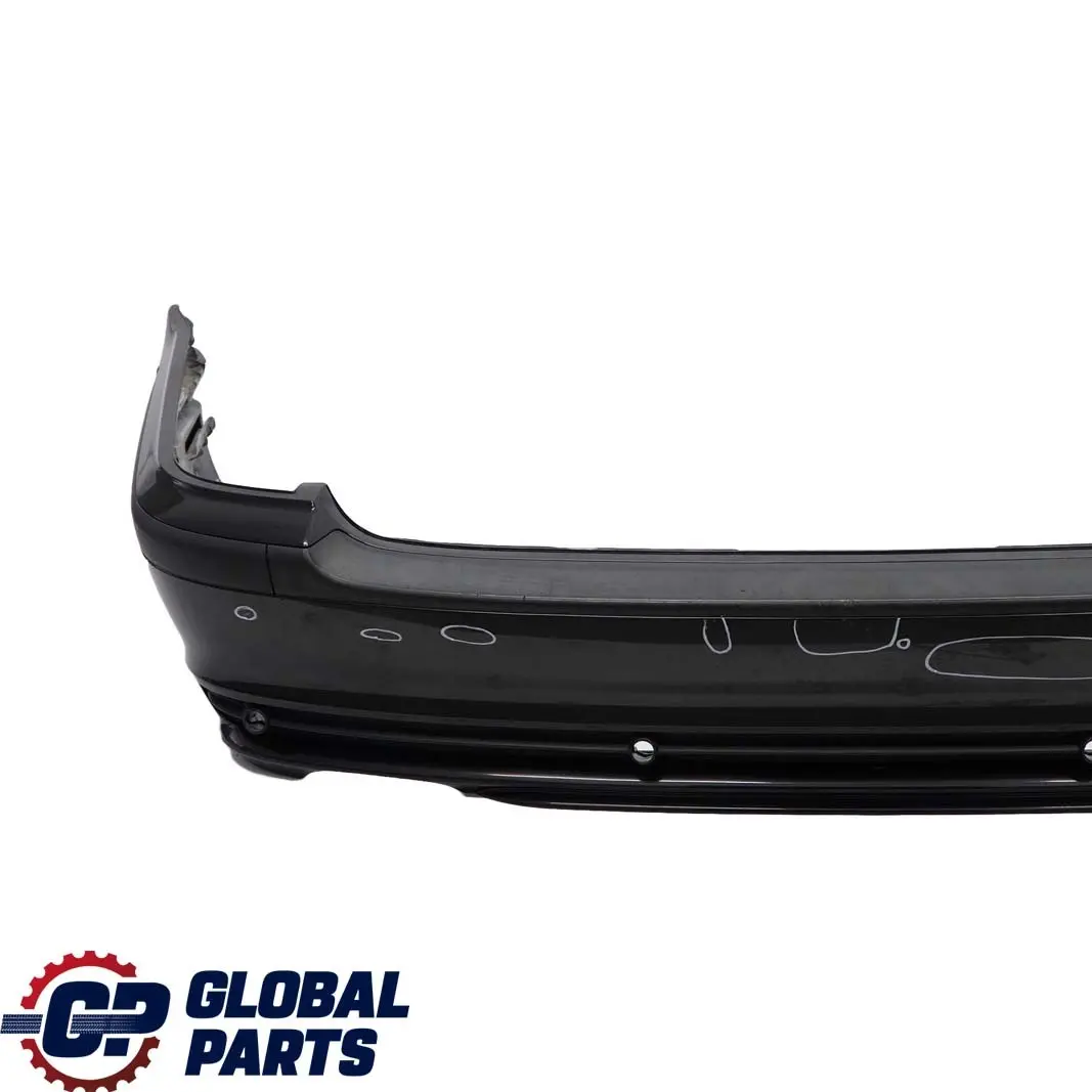 BMW 3 E46 Touring Rear Bumper Trim Panel Black Sapphire Metallic - 475 - SKU 0007425-BS - Part number 0007425