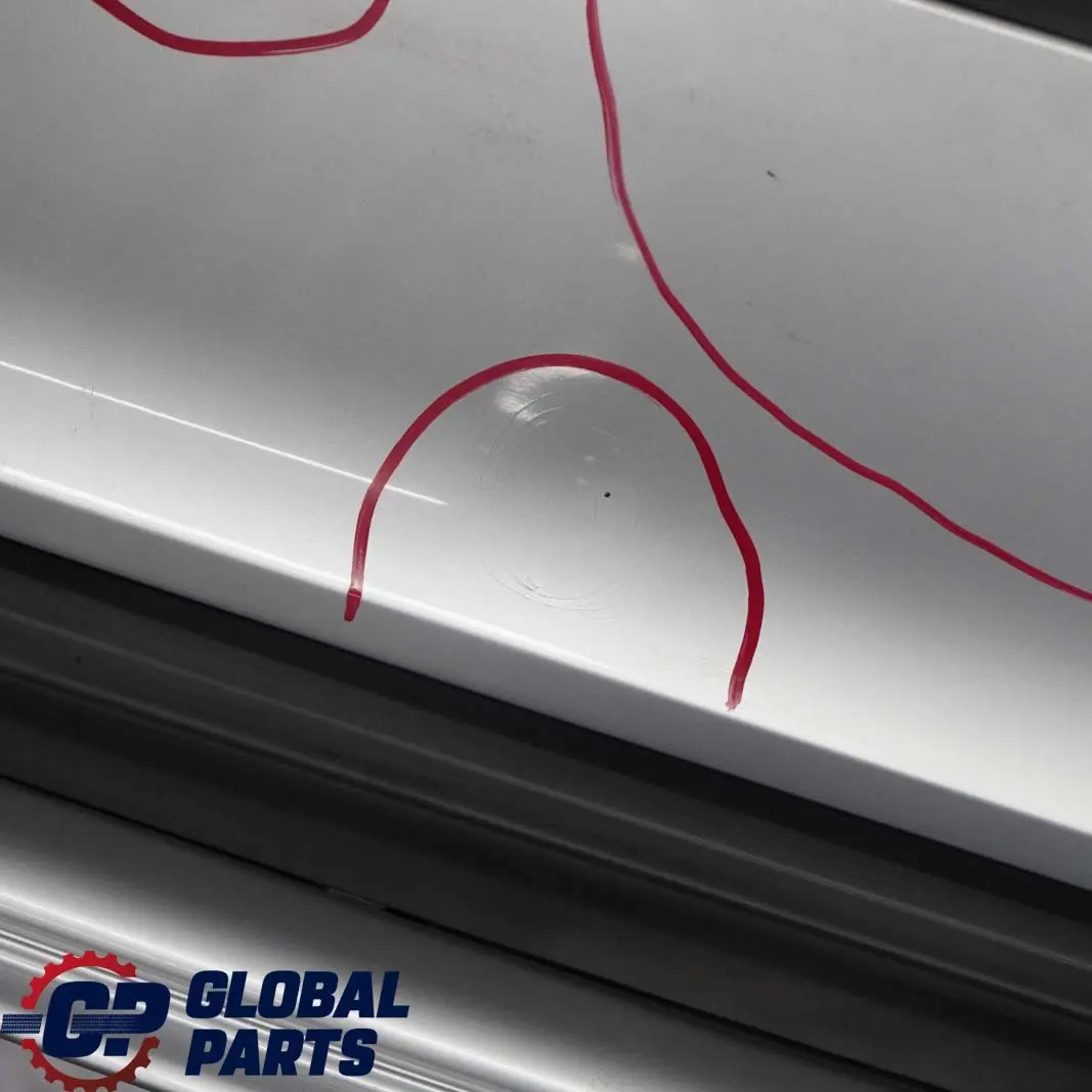 Bumper Trim Panel Titansilber Titan Silver Metallic 354 to BMW 3 E46 Touring Rear with Part number 0007425 BMW 3 E46 Touring Rear Bumper Trim Panel Titansilber Titan Silver Metallic 354 - SKU 0007425-TS - Part number 0007425