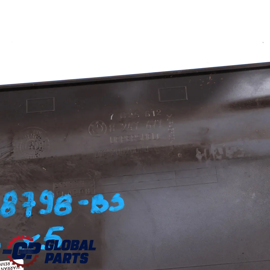 BMW X5 E53 Kofferraum Deckel Heckklappe Obere Spoilerblende Schwarz Saphir - 475 - SKU 0008798-BS - Teilenummer 0008798