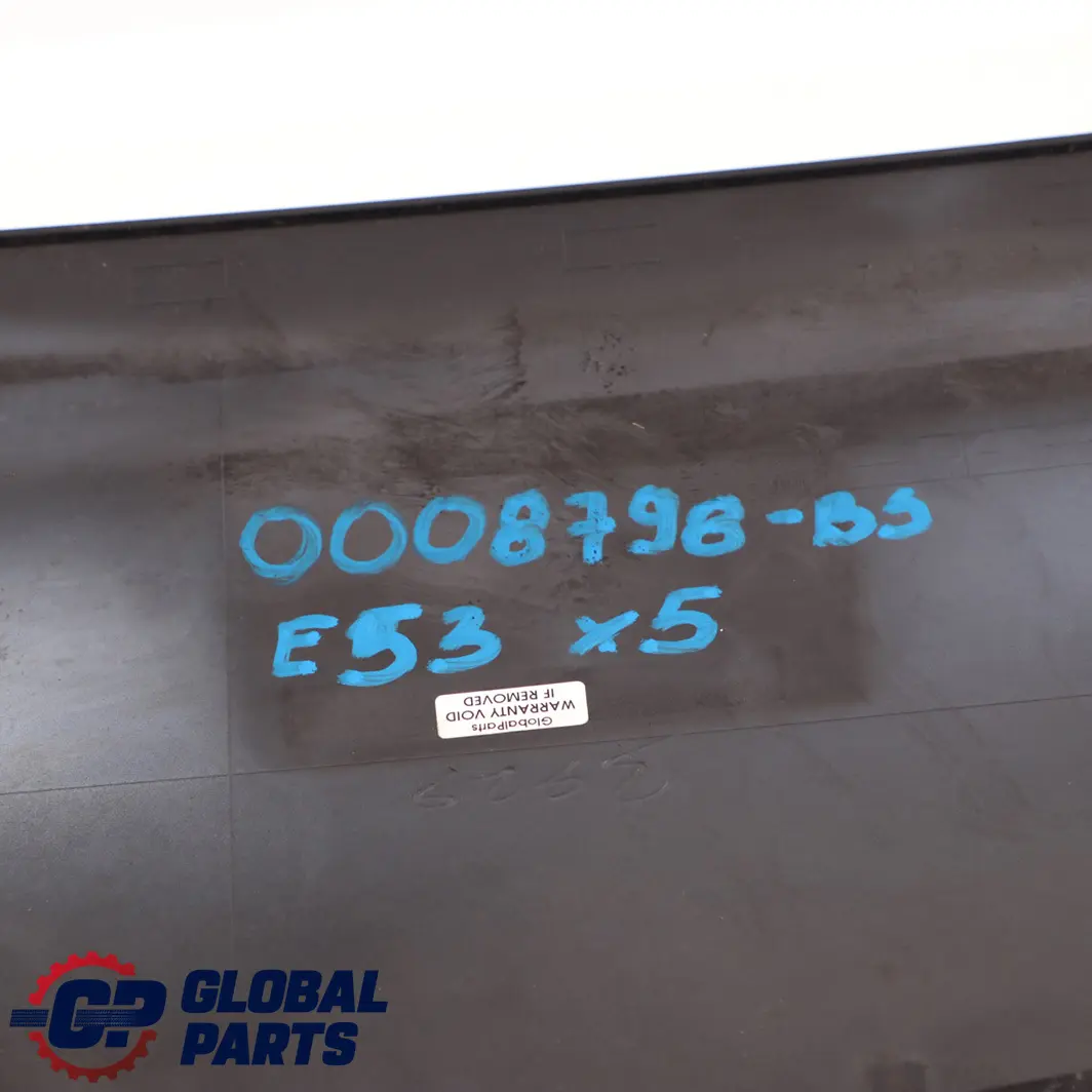 BMW X5 E53 Spoiler Superiore Portellone Posteriore Nero Zaffiro - 475 - SKU 0008798-BS - Numero di parte 0008798