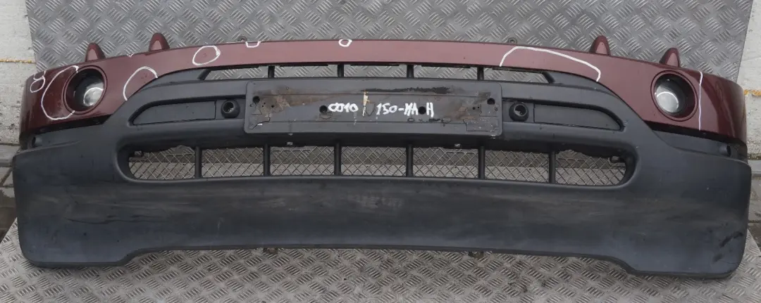 Front Bumper Panel PDC Mahagoni Mahogany Metallic 436 to BMW X5 Series E53 with Part number 0010150 BMW X5 Series E53 Front Bumper Panel PDC Mahagoni Mahogany Metallic 436 - SKU 0010150-MAH - Part number 0010150