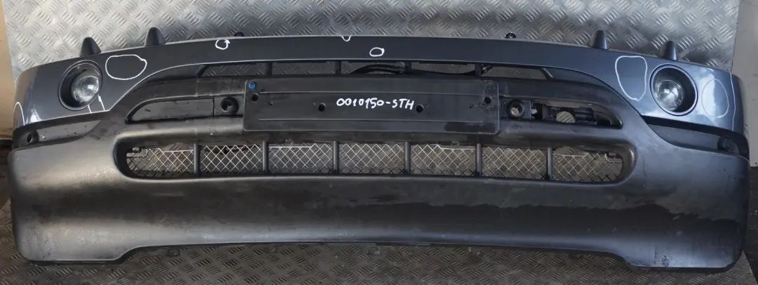 Front Bumper Panel PDC Stahlgrau Steel Grey Metallic - 400 to BMW X5 Series E53 with Part number 0010150 BMW X5 Series E53 Front Bumper Panel PDC Stahlgrau Steel Grey Metallic - 400 - SKU 0010150-STH - Part number 0010150