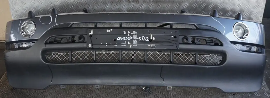 Front Bumper Panel PDC Stahlgrau Steel Grey Metallic - 400 to BMW X5 Series E53 2 with Part number 0010150 BMW X5 Series E53 2 Front Bumper Panel PDC Stahlgrau Steel Grey Metallic - 400 - SKU 0010150-STH2 - Part number 0010150