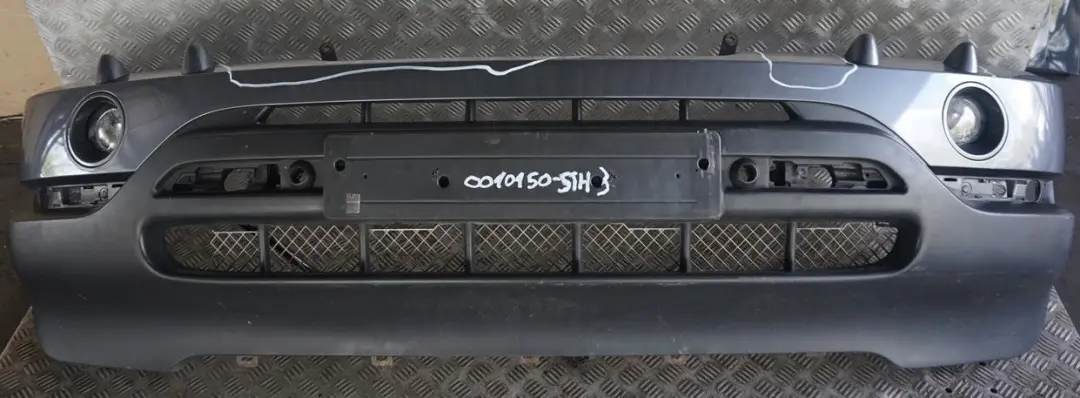 Front Bumper Panel PDC Stahlgrau Steel Grey Metallic - 400 to BMW X5 Series E53 3 with Part number 0010150 BMW X5 Series E53 3 Front Bumper Panel PDC Stahlgrau Steel Grey Metallic - 400 - SKU 0010150-STH3 - Part number 0010150
