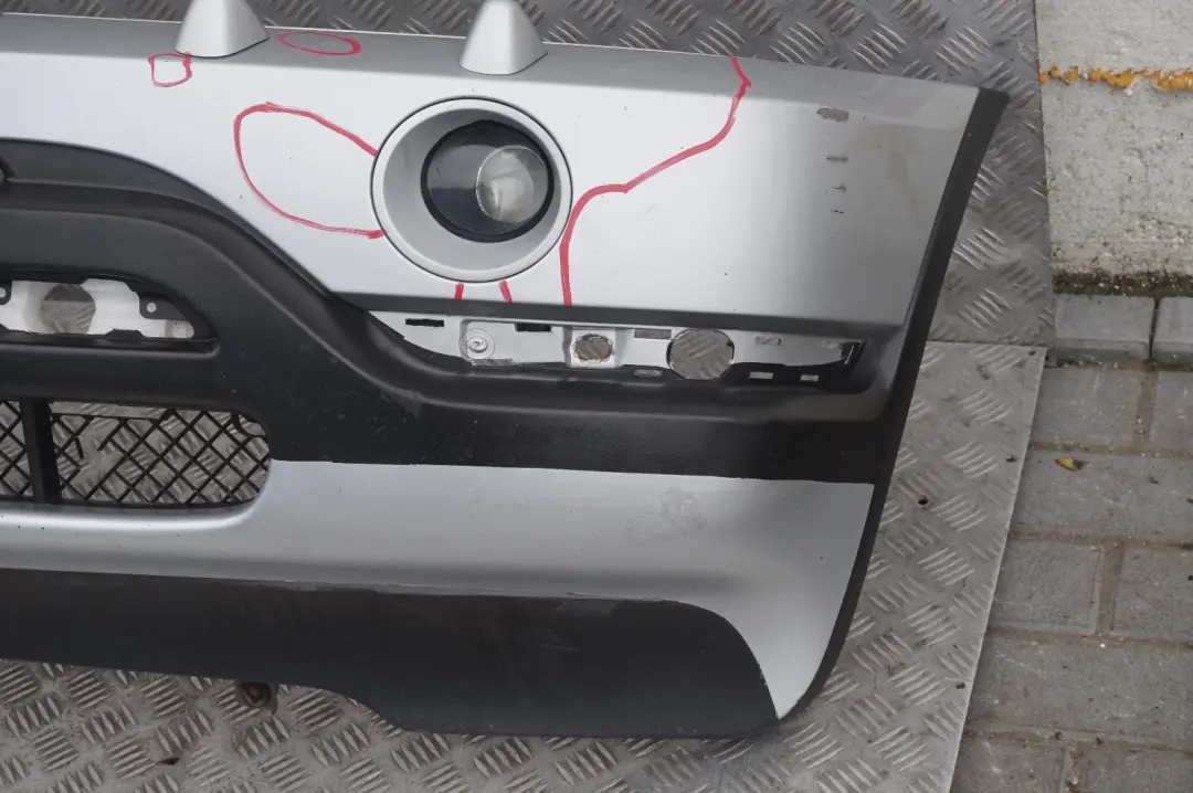 Front Bumper Panel PDC Titansilber Titan Silver Metallic 354 to BMW X5 Series 6 E53 with Part number 0010150 BMW X5 Series 6 E53 Front Bumper Panel PDC Titansilber Titan Silver Metallic 354 - SKU 0010150-TS6 - Part number 0010150