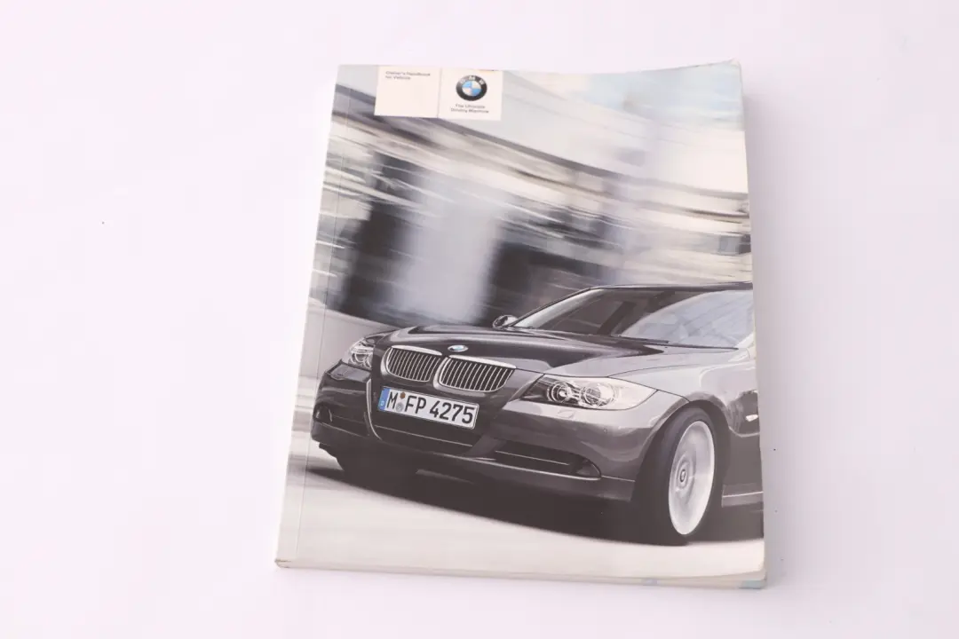 BMW 3 Series E90 Owner's Handbook Instructions Manual Pouch Case Wallet - SKU 0012229 - Part number 0012229