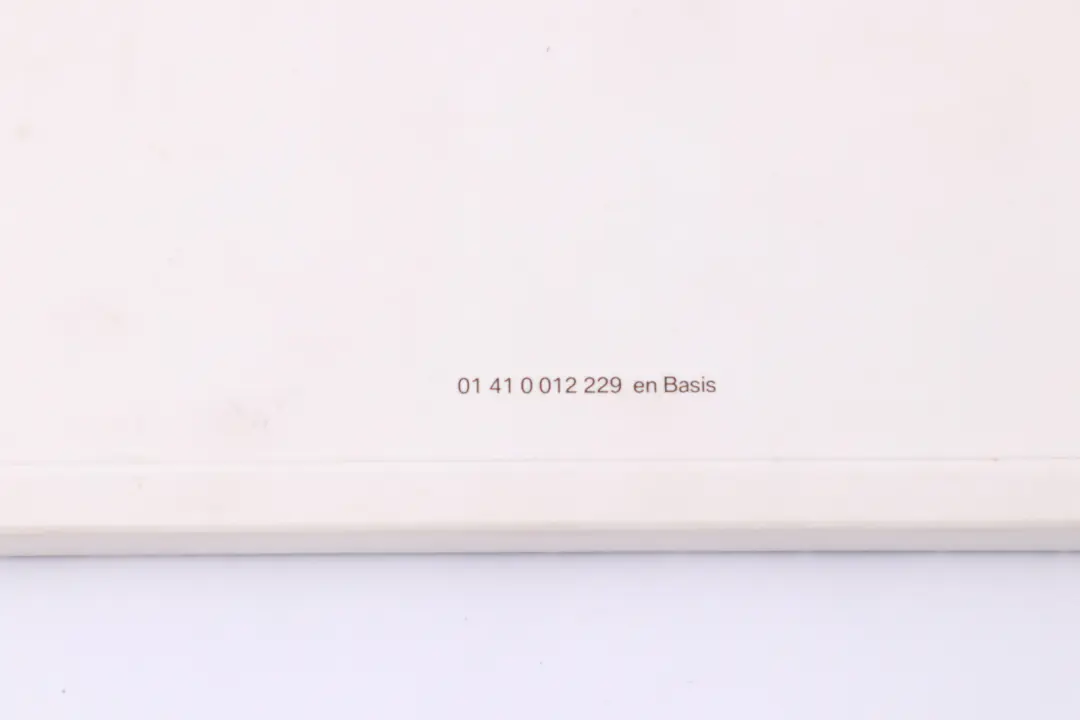 BMW 3 Series E90 Owner's Handbook Instructions Manual Pouch Case Wallet - SKU 0012229 - Part number 0012229