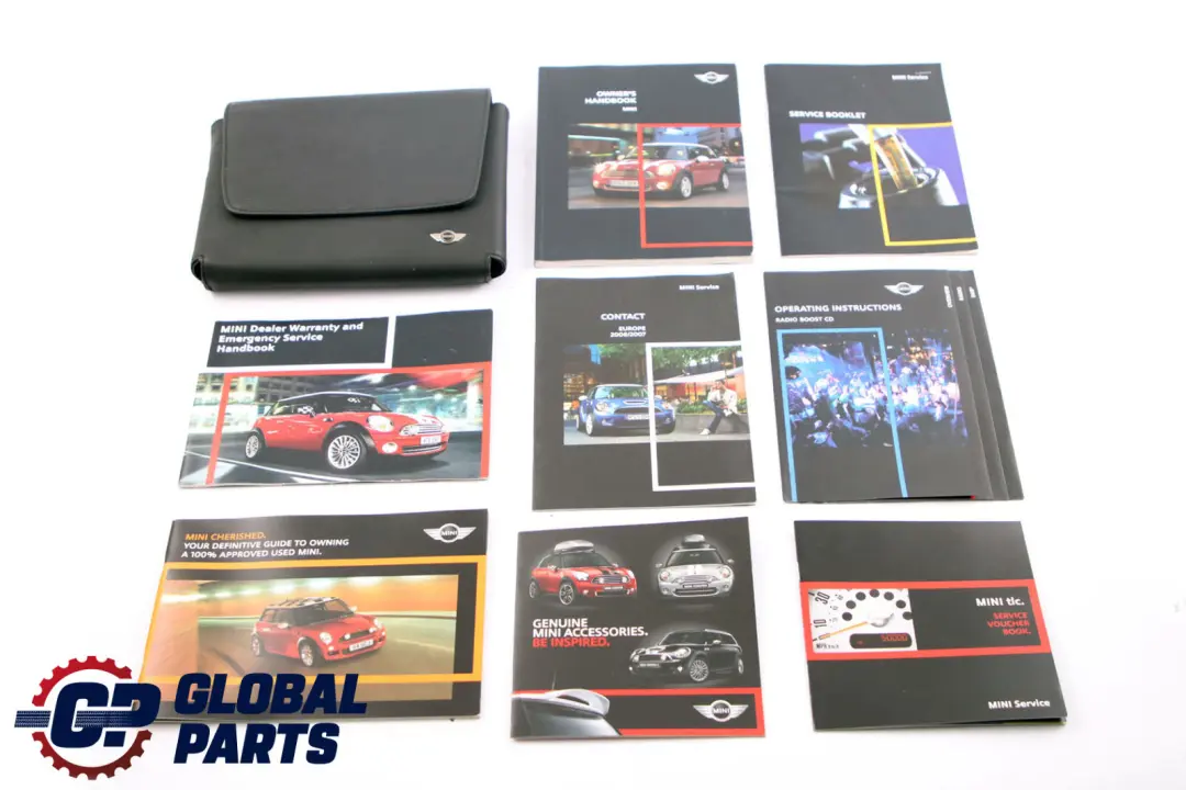 Mini Cooper R56 R57 Service Booklet Owner's Handbook Set Case Wallet Pouch - SKU 12478 - Part number 0012478