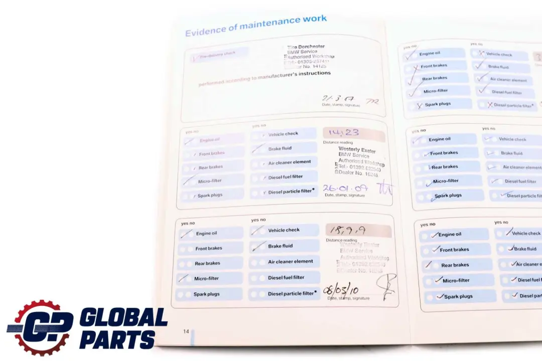  *BMW 3 Series E90 E91 Service Book Booklet Owner's Handbook Pouch Case - SKU 0012892-1 - Teilenummer 12892