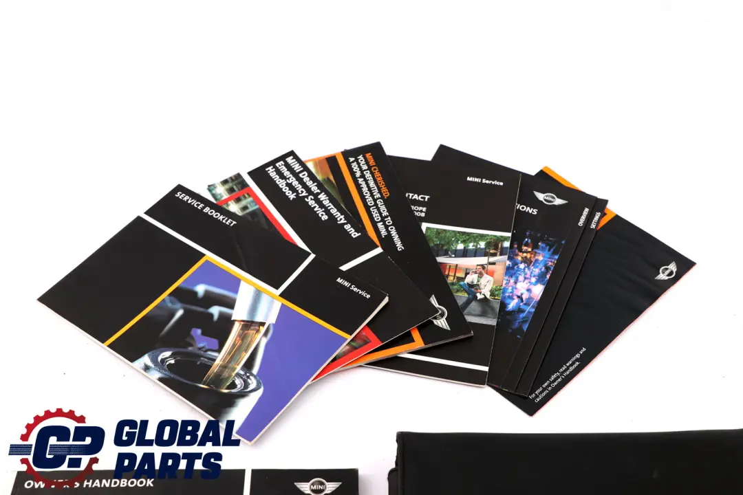 BMW Mini Cooper R50 R53 Service Booklet Owner's Handbook Pouch Case Wallet Set - SKU 0012939-1 - Part number 0012939