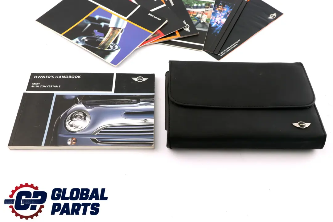 BMW Mini Cooper R50 R53 Service Booklet Owner's Handbook Pouch Case Wallet Set - SKU 0012939-1 - Part number 0012939