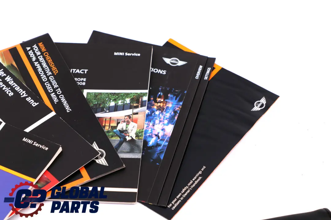 BMW Mini Cooper R50 R53 Service Booklet Owner's Handbook Pouch Case Wallet Set - SKU 0012939-1 - Part number 0012939
