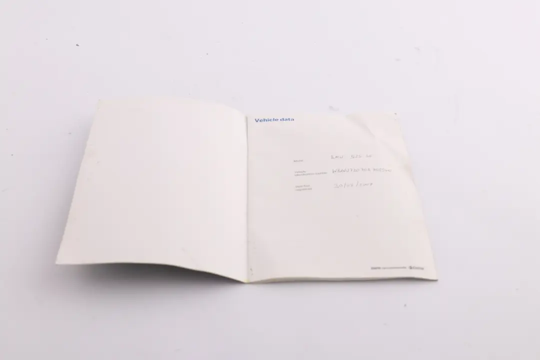BMW 5 X5 Series E60 LCI E61 LCI E70 Service Booklet 0141 - SKU 0013080 - Part number 0013080