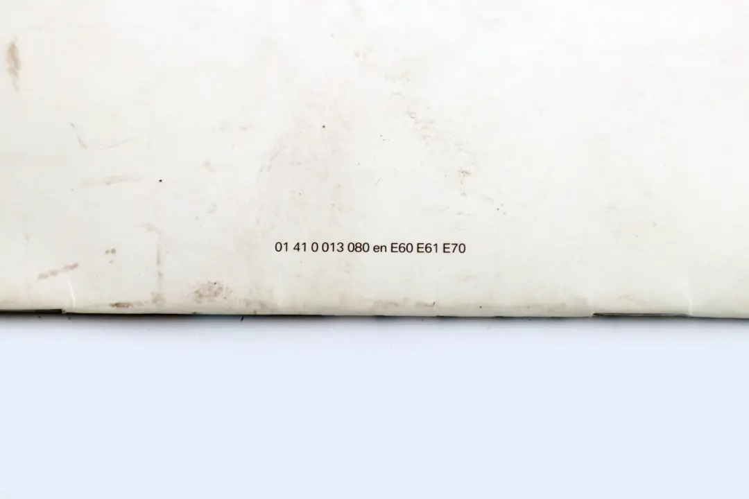 Service Booklet 0141 to BMW 5 X5 Series E60 LCI E61 LCI E70 with Part number 0013080 BMW 5 X5 Series E60 LCI E61 LCI E70 Service Booklet 0141 - SKU 0013080 - Part number 0013080