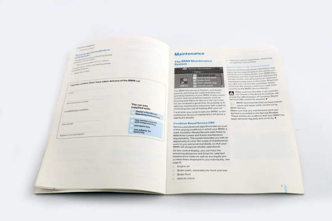 BMW 5 X5 Series E60 LCI E61 LCI E70 Service Booklet 0141 - SKU 0013080 - Part number 0013080