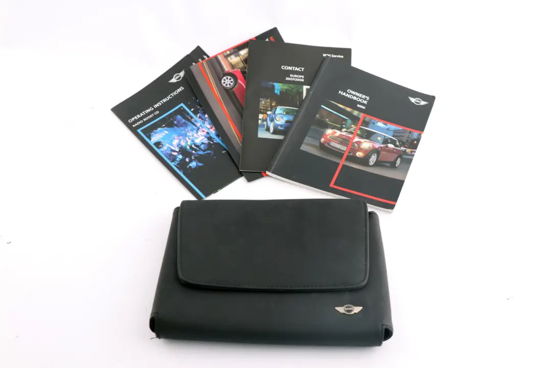 BMW Mini Cooper 5 R56 Service Booklet Owner's Handbook Pouch Case Wallet Set - SKU 0013283-5 - Part number 0013283